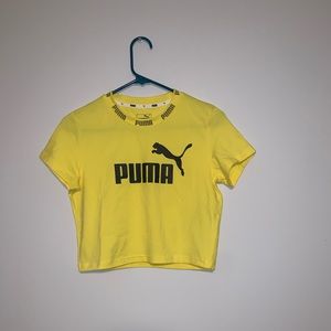Puma women’s cropped logo tee
